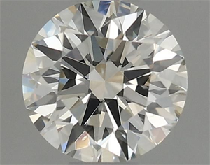 Picture of Natural Diamond 0.40 Carats, Round with Excellent Cut, J Color, SI1 Clarity and Certified by GIA