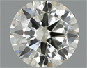 Natural Diamond 0.43 Carats, Round with Excellent Cut, I Color, SI1 Clarity and Certified by IGI