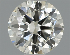 Picture of Natural Diamond 0.43 Carats, Round with Excellent Cut, I Color, SI1 Clarity and Certified by IGI