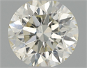 Natural Diamond 0.41 Carats, Round with Very Good Cut, I Color, SI1 Clarity and Certified by IGI