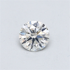 Picture of Natural Diamond 0.40 Carats, Round with Excellent Cut, I Color, SI2 Clarity and Certified by GIA