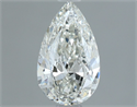 Natural Diamond 0.70 Carats, Pear with  Cut, G Color, VS2 Clarity and Certified by IGI