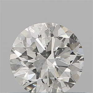 Picture of Natural Diamond 0.50 Carats, Round with Good Cut, H Color, SI2 Clarity and Certified by IGI