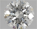 Natural Diamond 1.50 Carats, Round with Excellent Cut, H Color, SI1 Clarity and Certified by GIA