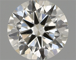 Picture of Natural Diamond 0.62 Carats, Round with Excellent Cut, I Color, VS2 Clarity and Certified by IGI