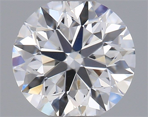 Picture of Natural Diamond 0.40 Carats, Round with Excellent Cut, E Color, VS2 Clarity and Certified by GIA