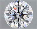 Natural Diamond 1.65 Carats, Round with Excellent Cut, G Color, VVS2 Clarity and Certified by GIA