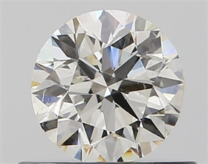 Picture of Natural Diamond 0.50 Carats, Round with Excellent Cut, I Color, SI2 Clarity and Certified by GIA