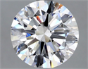 Natural Diamond 2.02 Carats, Round with Excellent Cut, G Color, SI2 Clarity and Certified by GIA