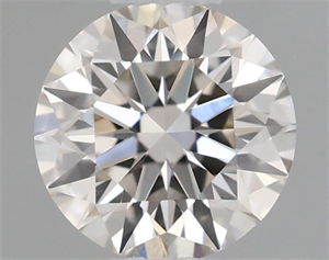 Picture of Natural Diamond 0.41 Carats, Round with Excellent Cut, H Color, IF Clarity and Certified by IGI