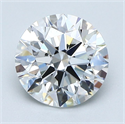 Natural Diamond 1.30 Carats, Round with Excellent Cut, E Color, VVS1 Clarity and Certified by GIA