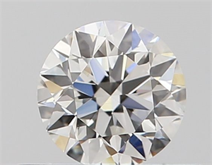 Picture of Natural Diamond 0.40 Carats, Round with Very Good Cut, G Color, VVS2 Clarity and Certified by GIA