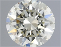 Natural Diamond 0.41 Carats, Round with Excellent Cut, K Color, VS1 Clarity and Certified by IGI