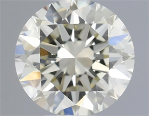 Picture of Natural Diamond 0.41 Carats, Round with Excellent Cut, K Color, VS1 Clarity and Certified by IGI