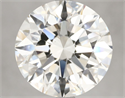 Natural Diamond 5.01 Carats, Round with Excellent Cut, I Color, VS1 Clarity and Certified by IGI