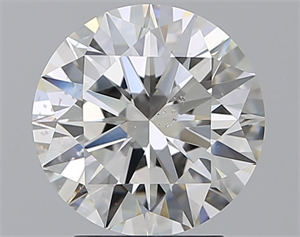 Picture of Natural Diamond 2.24 Carats, Round with Excellent Cut, H Color, SI1 Clarity and Certified by GIA