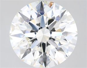 Picture of Natural Diamond 1.90 Carats, Round with Excellent Cut, J Color, IF Clarity and Certified by GIA