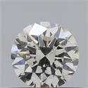 Natural Diamond 0.41 Carats, Round with Excellent Cut, J Color, VVS2 Clarity and Certified by GIA