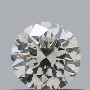 Picture of Natural Diamond 0.41 Carats, Round with Excellent Cut, J Color, VVS2 Clarity and Certified by GIA