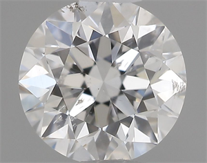 Picture of Natural Diamond 0.40 Carats, Round with Good Cut, E Color, SI2 Clarity and Certified by GIA