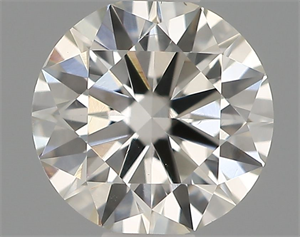 Picture of Natural Diamond 0.43 Carats, Round with Excellent Cut, I Color, VS2 Clarity and Certified by IGI