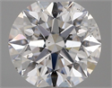 Natural Diamond 0.42 Carats, Round with Excellent Cut, D Color, SI2 Clarity and Certified by GIA