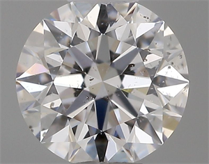 Picture of Natural Diamond 0.42 Carats, Round with Excellent Cut, D Color, SI2 Clarity and Certified by GIA