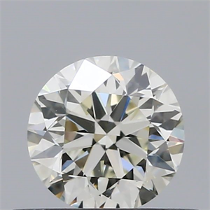 Picture of Natural Diamond 0.40 Carats, Round with Very Good Cut, K Color, VS1 Clarity and Certified by GIA