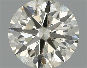 Picture of Natural Diamond 0.62 Carats, Round with Excellent Cut, K Color, SI1 Clarity and Certified by IGI