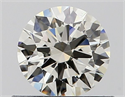 Natural Diamond 0.51 Carats, Round with Excellent Cut, I Color, VS1 Clarity and Certified by IGI