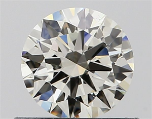 Picture of Natural Diamond 0.51 Carats, Round with Excellent Cut, I Color, VS1 Clarity and Certified by IGI