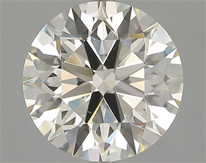 Picture of Natural Diamond 2.51 Carats, Round with Excellent Cut, J Color, VS2 Clarity and Certified by GIA