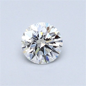 Picture of Natural Diamond 0.40 Carats, Round with Excellent Cut, D Color, SI1 Clarity and Certified by GIA