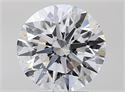 Natural Diamond 2.20 Carats, Round with Excellent Cut, D Color, SI1 Clarity and Certified by GIA