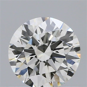 Picture of Natural Diamond 0.45 Carats, Round with Excellent Cut, J Color, VVS2 Clarity and Certified by GIA