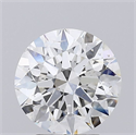 Natural Diamond 3.00 Carats, Round with Excellent Cut, H Color, SI2 Clarity and Certified by GIA