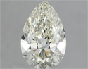 Natural Diamond 1.51 Carats, Pear with  Cut, J Color, SI1 Clarity and Certified by IGI