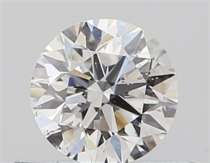 Picture of Natural Diamond 0.40 Carats, Round with Excellent Cut, E Color, SI2 Clarity and Certified by GIA