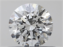 Natural Diamond 0.42 Carats, Round with Excellent Cut, H Color, VVS2 Clarity and Certified by GIA