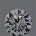 Natural Diamond 0.40 Carats, Round with Good Cut, D Color, VS1 Clarity and Certified by GIA