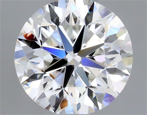 Picture of Natural Diamond 0.40 Carats, Round with Very Good Cut, G Color, VVS1 Clarity and Certified by GIA