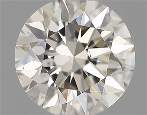 Picture of Natural Diamond 0.41 Carats, Round with Excellent Cut, I Color, VS2 Clarity and Certified by IGI