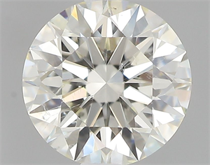 Picture of Natural Diamond 0.63 Carats, Round with Excellent Cut, K Color, SI2 Clarity and Certified by GIA