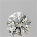 Natural Diamond 3.01 Carats, Round with Excellent Cut, K Color, SI2 Clarity and Certified by GIA