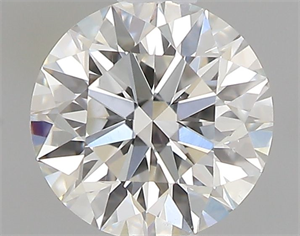 Picture of Natural Diamond 0.41 Carats, Round with Excellent Cut, H Color, SI1 Clarity and Certified by GIA