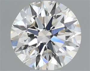 Picture of Natural Diamond 0.40 Carats, Round with Excellent Cut, I Color, VS1 Clarity and Certified by GIA