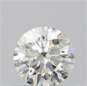 Natural Diamond 0.42 Carats, Round with Excellent Cut, J Color, SI2 Clarity and Certified by GIA