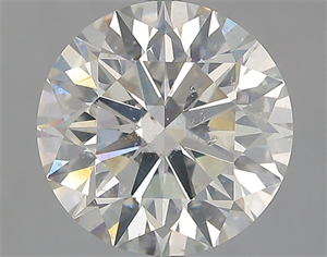 Picture of Natural Diamond 3.01 Carats, Round with Excellent Cut, J Color, SI2 Clarity and Certified by GIA