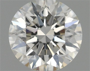 Picture of Natural Diamond 0.41 Carats, Round with Excellent Cut, I Color, VVS2 Clarity and Certified by GIA