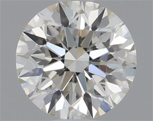 Picture of Natural Diamond 0.40 Carats, Round with Excellent Cut, K Color, SI2 Clarity and Certified by GIA